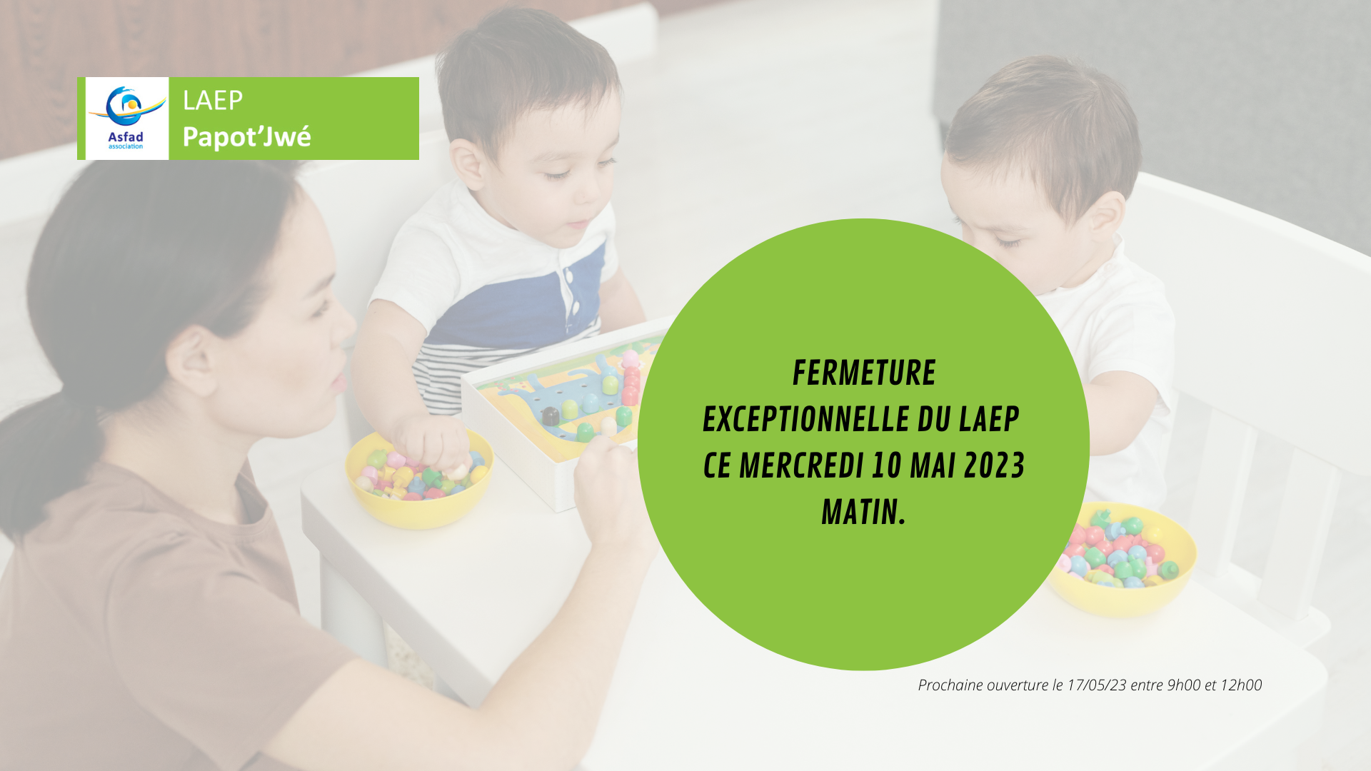 Fermeture Exceptionnelle Du LAEP Le 10 Mai 2023 ASFAD